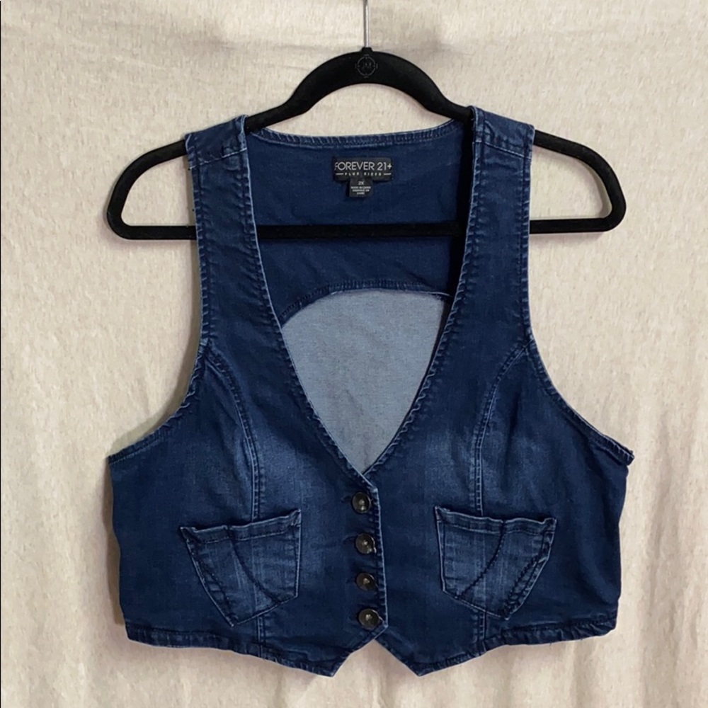 Denim vest